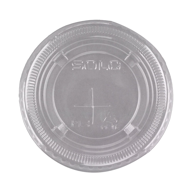 Solo® Polyethylene Terephthalate Translucent Lid, 1 Sleeve of 125 (Utensils Accessories) - Img 1