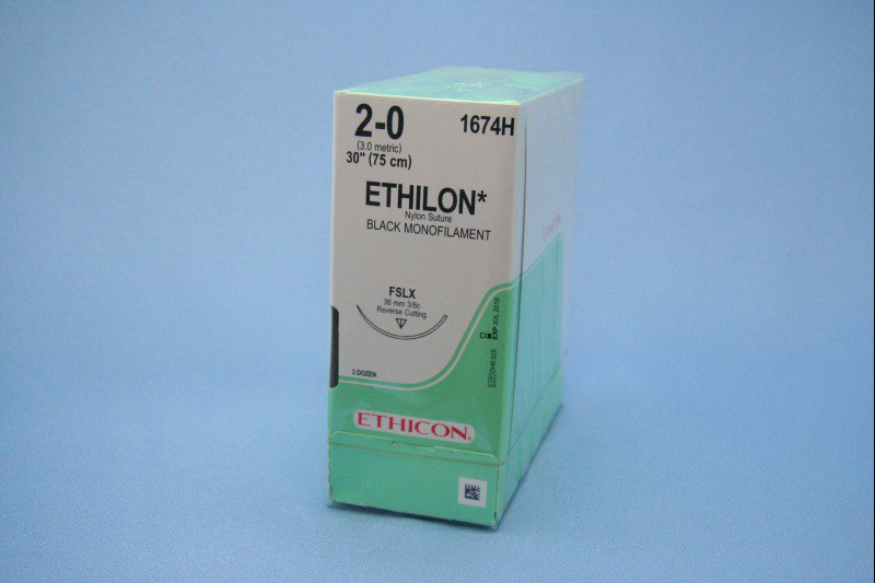 Ethilon™ Suture with Needle, Size 2-0 – Medical Supply HQ