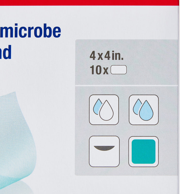 Cutimed® Sorbact® WCL Antimicrobial Wound Contact Layer Dressing, 4 x 4 Inch, 1 Box of 10 () - Img 5