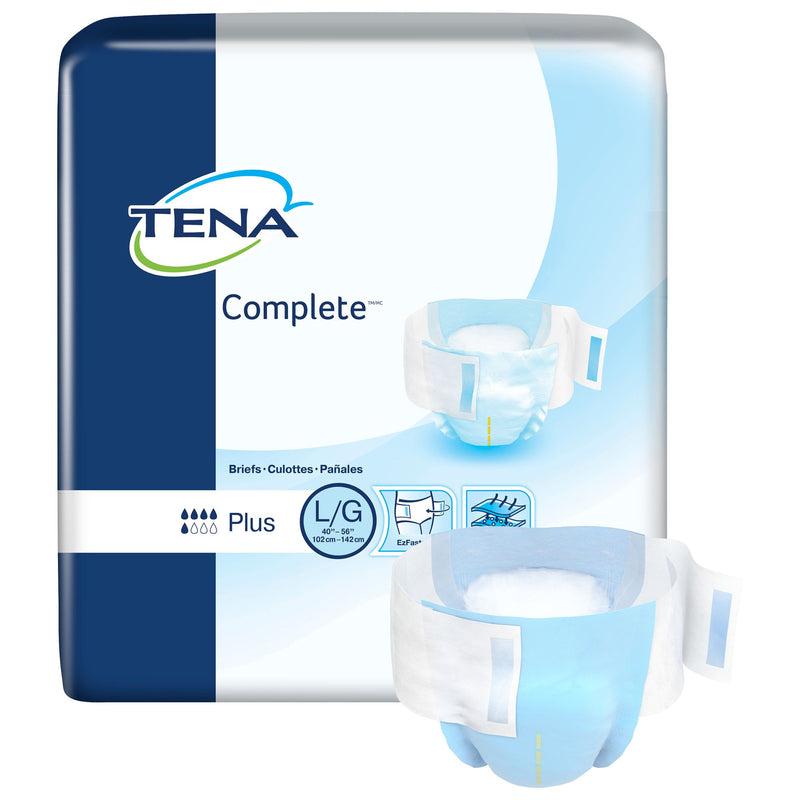 Tena® Complete™ Plus Incontinence Brief, Large, 1 Case of 72 () - Img 1