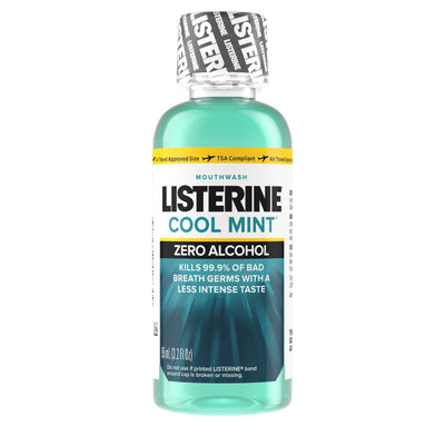 Listerine® Zero® Clean Mint Mouthwash, 3.2 oz. Bottle, 1 Case of 24 (Mouth Care) - Img 1