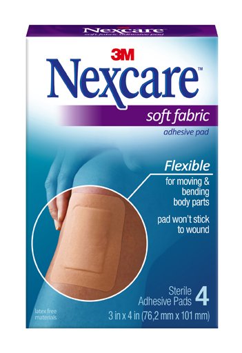 Nexcare™ Tan Adhesive Strip, 3 x 4 Inch, 1 Box of 48 (General Wound Care) - Img 1