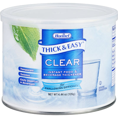 Thick & Easy® Clear Food and Beverage Thickener, 4.4 -ounce Canister, 1 Case of 4 (Nutritionals) - Img 1