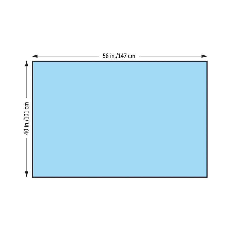 Halyard Sterile Half General Purpose Drape, 40 x 58 Inch, 1 Case of 60 (Procedure Drapes and Sheets) - Img 4
