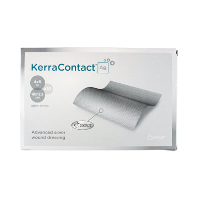 KerraContact™ Ag Silver Dressing, 4 x 5 Inch, 1 Carton of 10 (Advanced Wound Care) - Img 1