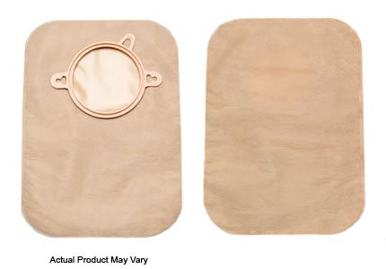 New Image™ Closed End Beige Urostomy Pouch, 1¾ Inch Flange, 1 Box of 30 (Ostomy Pouches) - Img 1