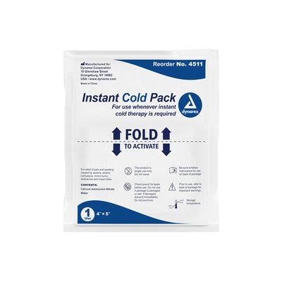 dynarex® Instant Cold Pack, 4 x 5 Inch, 1 Case of 24 (Treatments) - Img 2