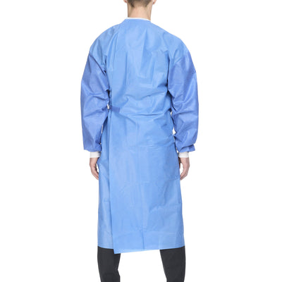 Cardinal Health Astound Non-Reinforced Surgical Gown, 3-Layer Microfiber, Blue, XL, 1 Each (Gowns) - Img 2