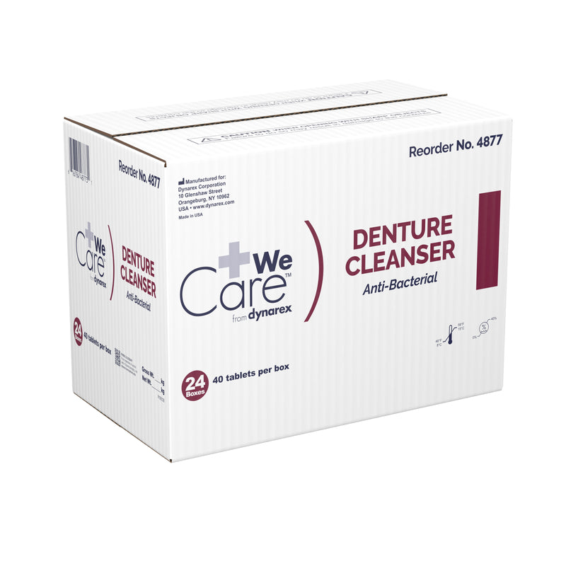 dynarex® Denture Cleanser Tablets, 1 Box of 40 (Mouth Care) - Img 4