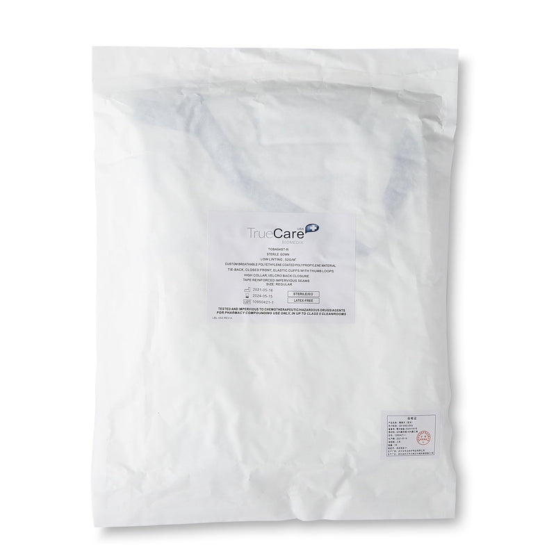 GOWN, CLEAN RM ANTI-STATIC STRWHT REG (50/CT) (Gowns) - Img 3