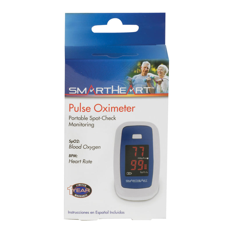 SmartHeart Fingertip Pulse Oximeter for Blood Oxygen Saturation, Economy, 1 Case of 48 (Oximetry) - Img 2