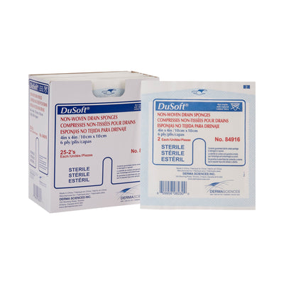 Dumex IV/Drain Split Dressing, 4 x 4 Inch, 1 Pack (General Wound Care) - Img 1