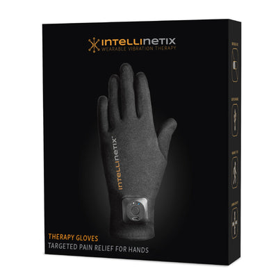 Intellinetix® Arthritis Vibrating Gloves, Large, Black, 1 Pair () - Img 1
