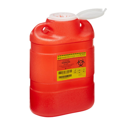 BD Sharps Container, 8.2 Quart, 13-2/5 x 9-2/5 x 5-3/10 Inch, 1 Each () - Img 2