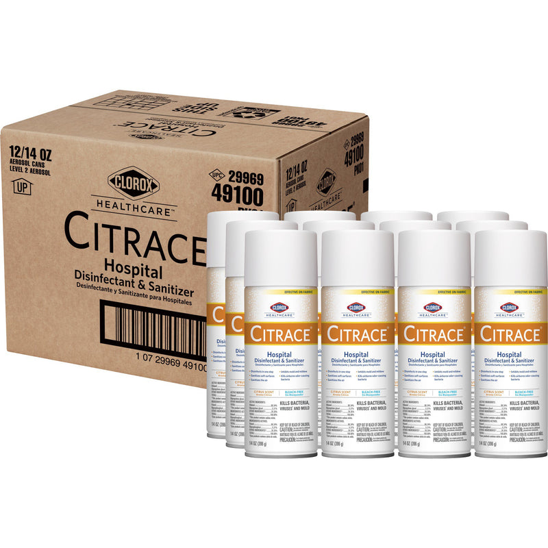 Clorox Healthcare Citrace Surface Disinfectant, Citrus Scent, 14 oz, 1 Each (Cleaners and Disinfectants) - Img 4