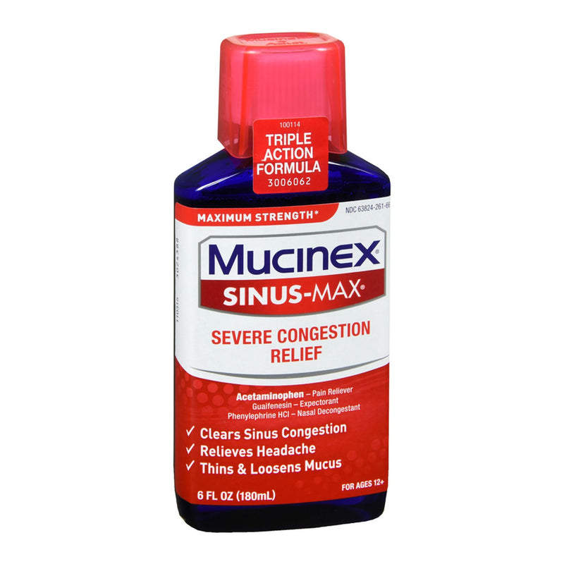 Mucinex® Severe Sinus Acetaminophen / Guaifenesin / Phenylephrine Cold and Sinus Relief, 1 Each (Over the Counter) - Img 2