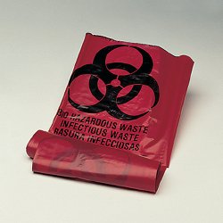 Biohazard Waste Bag, 1 Pack of 200 (Bags) - Img 1