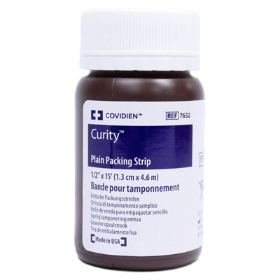 Curity™ Nonimpregnated Wound Packing Strip, ½ Inch x 5 Yard, 1 Case of 12 (Advanced Wound Care) - Img 1