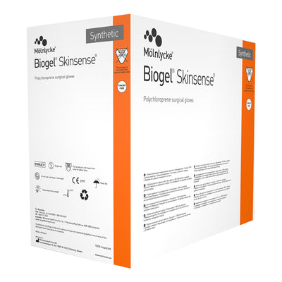 Biogel® Skinsense™ Polyisoprene Surgical Glove, Size 6, Straw Color, 1 Box of 50 () - Img 2