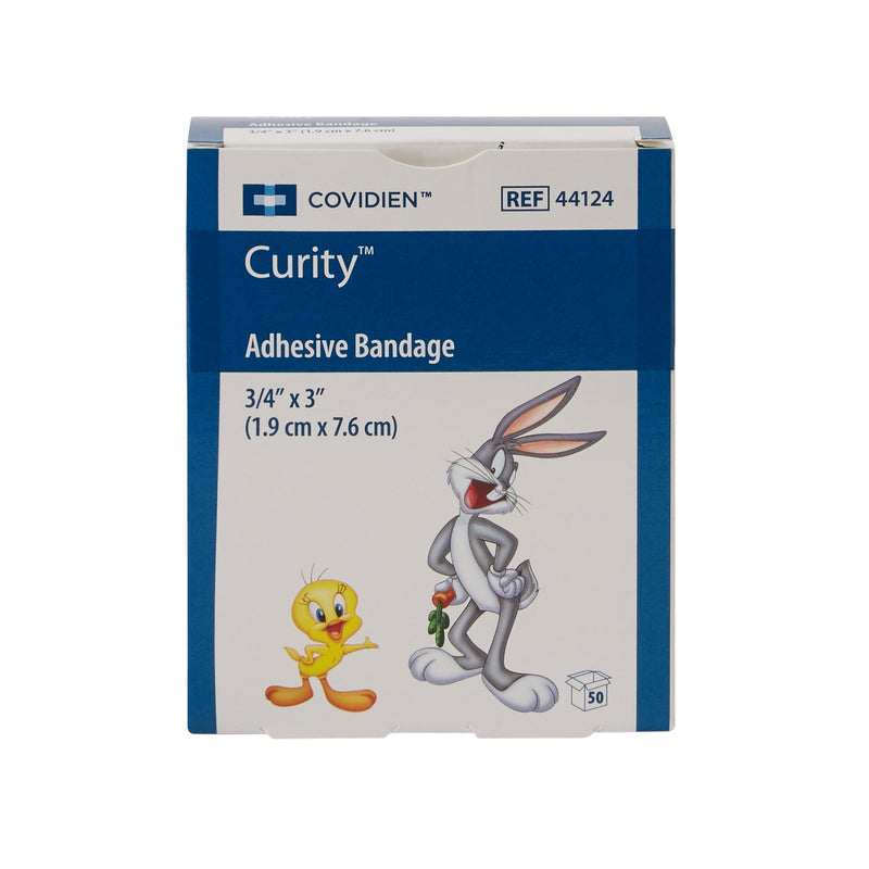 Curity™ Assorted Looney Tunes Adhesive Strip, ¾ x 3 Inch, 1 Box (General Wound Care) - Img 2