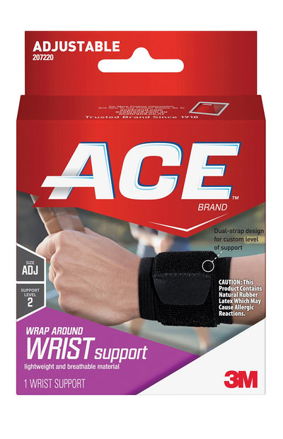 3M™ Ace™ Low-Profile Left- or Right-Hand Wrist Support with Wraparound Cotton, 1 Each (Immobilizers, Splints and Supports) - Img 1