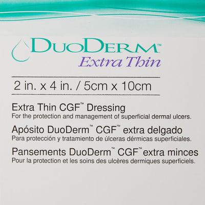 DuoDerm® Extra Thin Hydrocolloid Dressing, 2 x 4 Inch, 1 Each (Advanced Wound Care) - Img 4