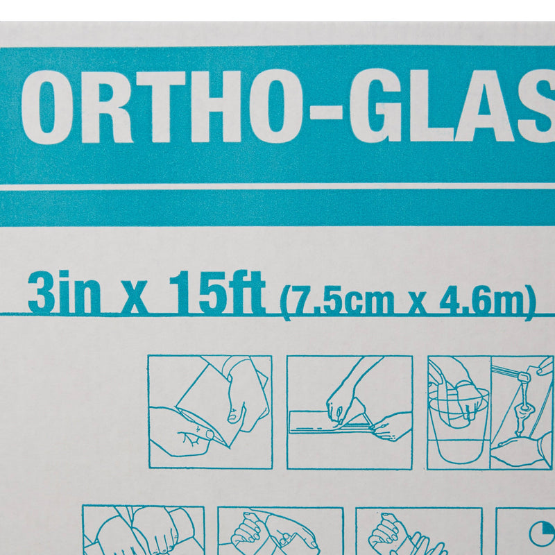 Ortho-Glass® Splint Roll, White, 3 Inch x 5 Yard, 1 Case of 2 (Casting) - Img 4