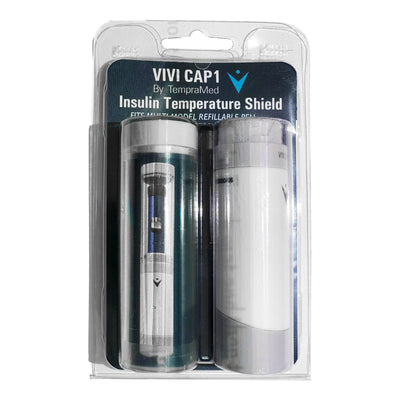 VIVI CAP1 Insulin Pen Temperature Shield, for Refillable Pens, 1 Case of 60 (Needles and Syringes Accessories) - Img 2