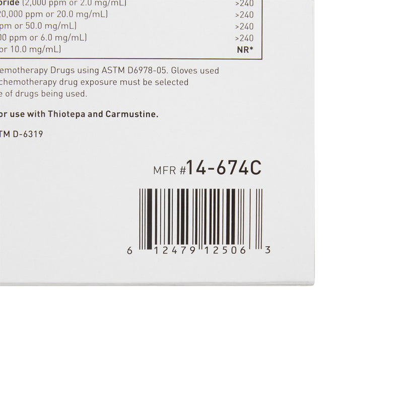 McKesson Confiderm® 6.5CX Extended Cuff Nitrile Extended Cuff Length Exam Glove, Small, Blue, 1 Box of 100 () - Img 5