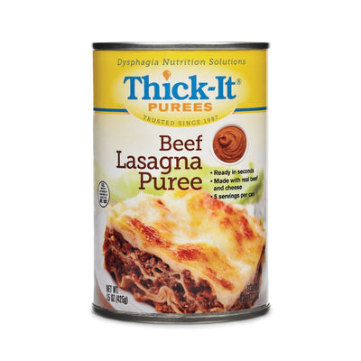 Thick-It® Purée Beef Lasagna Purée Thickened Food, 15-ounce Can, 1 Case of 12 (Nutritionals) - Img 1