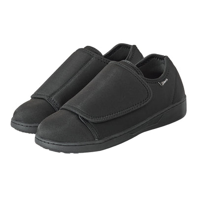Silverts® Ultra Comfort Flex Hook and Loop Closure Shoe, Size 6, Black, 1 Pair (Shoes) - Img 1
