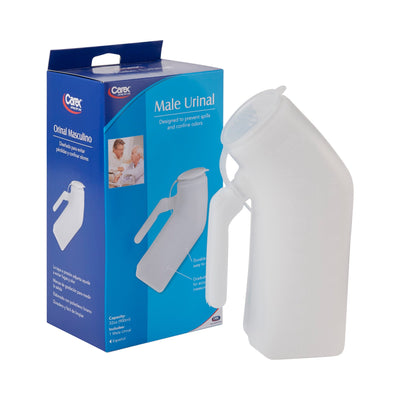 Carex® Male Urinal with Cover, 1 Each (Urinals) - Img 1