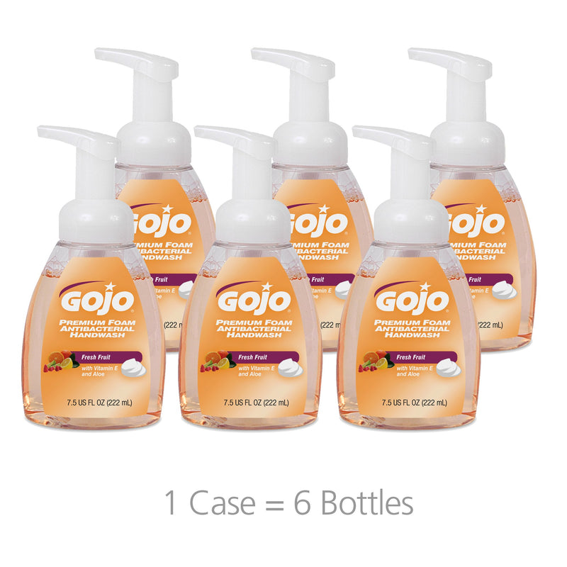 GOJO® Fresh Fruit Scent Premium Foam Antibacterial Handwash, 7.5 oz. Bottle, 1 Each (Skin Care) - Img 2