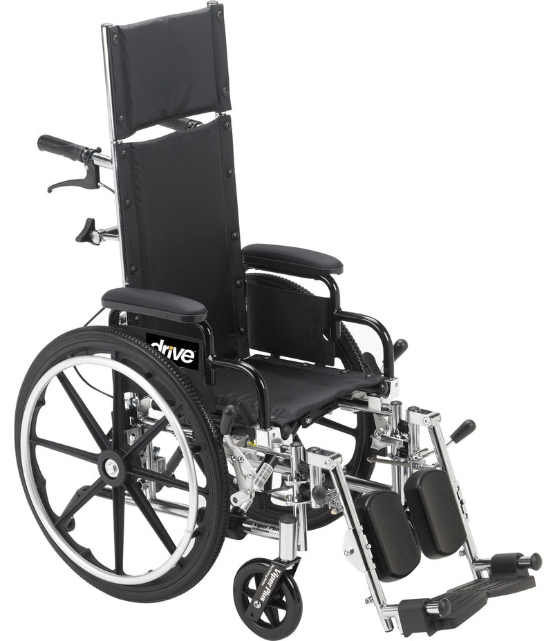 drive™ Viper Plus Pediatric Reclining Wheelchair, 14-Inch Seat Width, 1 Case (Mobility) - Img 1