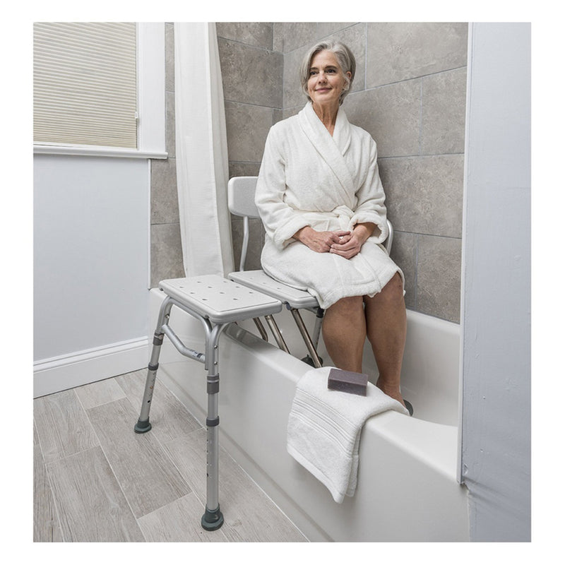 Splash Defense™ Knocked Down Bath Transfer Bench, 17½ – 22½ Seat Height, 1 Each (Transfer Equipment) - Img 7