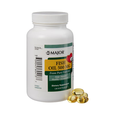Major® Fish Oil Omega-3 Supplement, 1 Bottle (Over the Counter) - Img 1