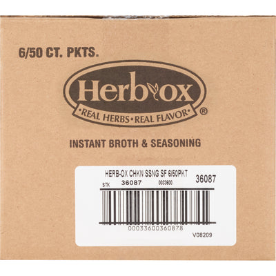 Herb-Ox® Chicken Bouillon Sodium Free Instant Broth, 1 Case of 300 (Nutritionals) - Img 5