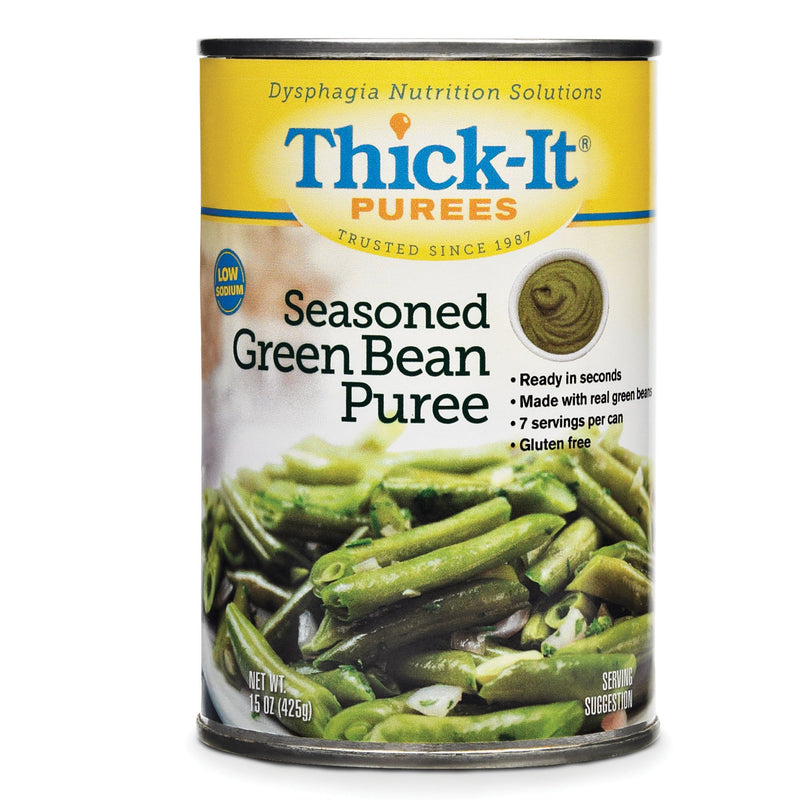 Thick-It® Seasoned Green Bean Purée, 15-ounce Can, 1 Case of 12 (Nutritionals) - Img 1