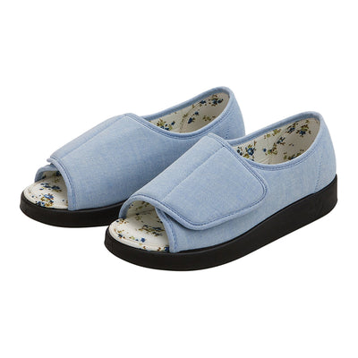 SHOE, SANDAL IN/OUTDOOR WMNS EASY CLSR OPN TOE DENIM SZ7 (Shoes) - Img 1