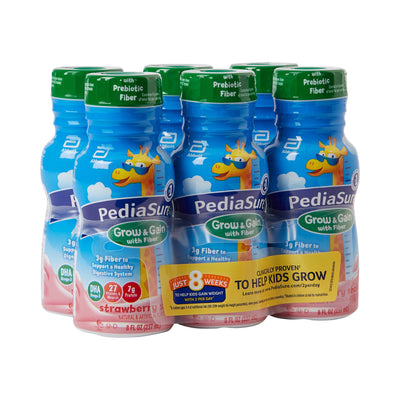 PediaSure® Grow & Gain with Fiber Strawberry Pediatric Oral Supplement, 8 oz. Bottle, 1 Each () - Img 6