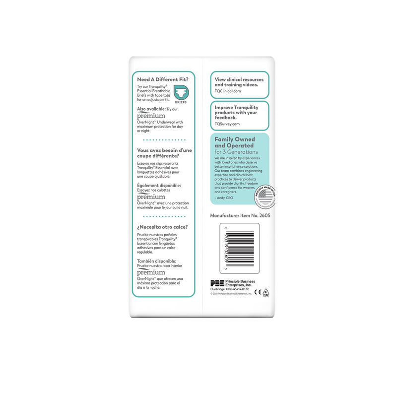 Select® Heavy Protection Absorbent Underwear, Medium, 1 Bag of 20 () - Img 4