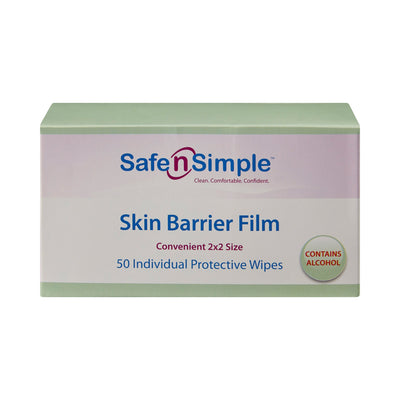 Safe N Simple Skin Barrier Wipe, 50 Packets per Box, 1 Case of 10000 (Skin Care) - Img 2