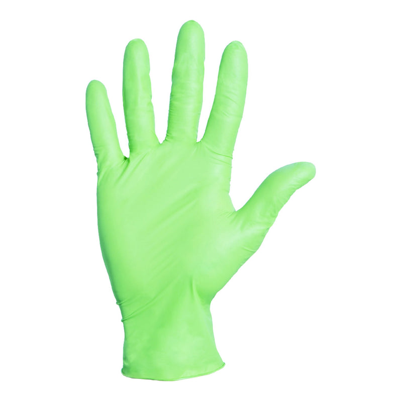 Flexaprene* Green Exam Glove, Small, Green, 1 Case of 2000 () - Img 3