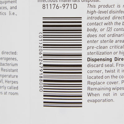 McKesson Surface Disinfectant Wipes, Large Canister, 1 Box (Cleaners and Disinfectants) - Img 8