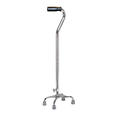 drive™ Aluminum Small Base Quad Cane, 30 – 39 Inch Height, 1 Case of 4 (Mobility) - Img 1