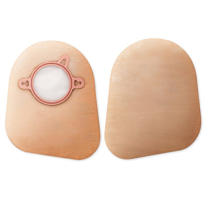 New Image™ Two-Piece Closed End Beige Ostomy Pouch, 7 Inch Length, 1¾ Inch Flange, 1 Box of 30 (Ostomy Pouches) - Img 1