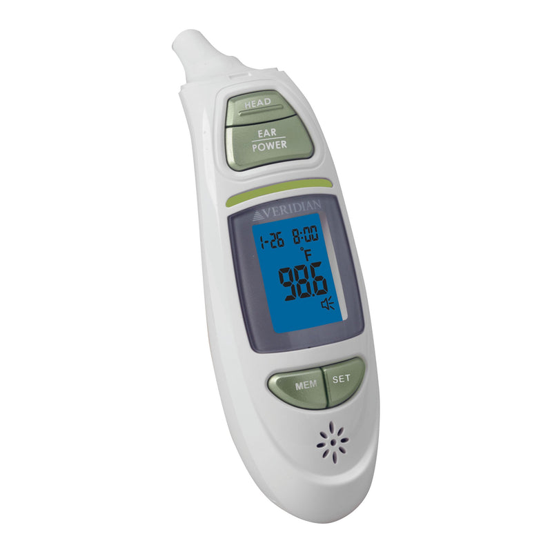 Veridian Infrared Thermometer, Tympanic Ear Digital Talking Thermometer, 1 Case of 24 (Thermometers) - Img 5