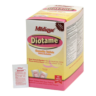 Diotame® Bismuth Subsalicylate Anti-Diarrheal, 1 Case of 6000 (Over the Counter) - Img 1