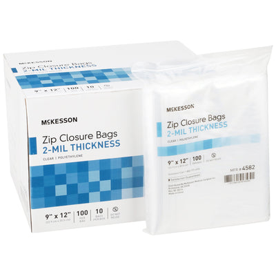 McKesson Zip Closure Bag, 9 X 12 Inches, 1 Bag (Bags) - Img 1