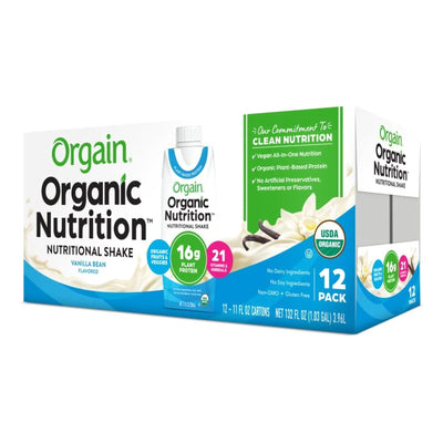 Organic Nutrition™ Vegan Vanilla Oral Protein Supplement, 11 oz. Carton, 1 Case of 12 (Nutritionals) - Img 4